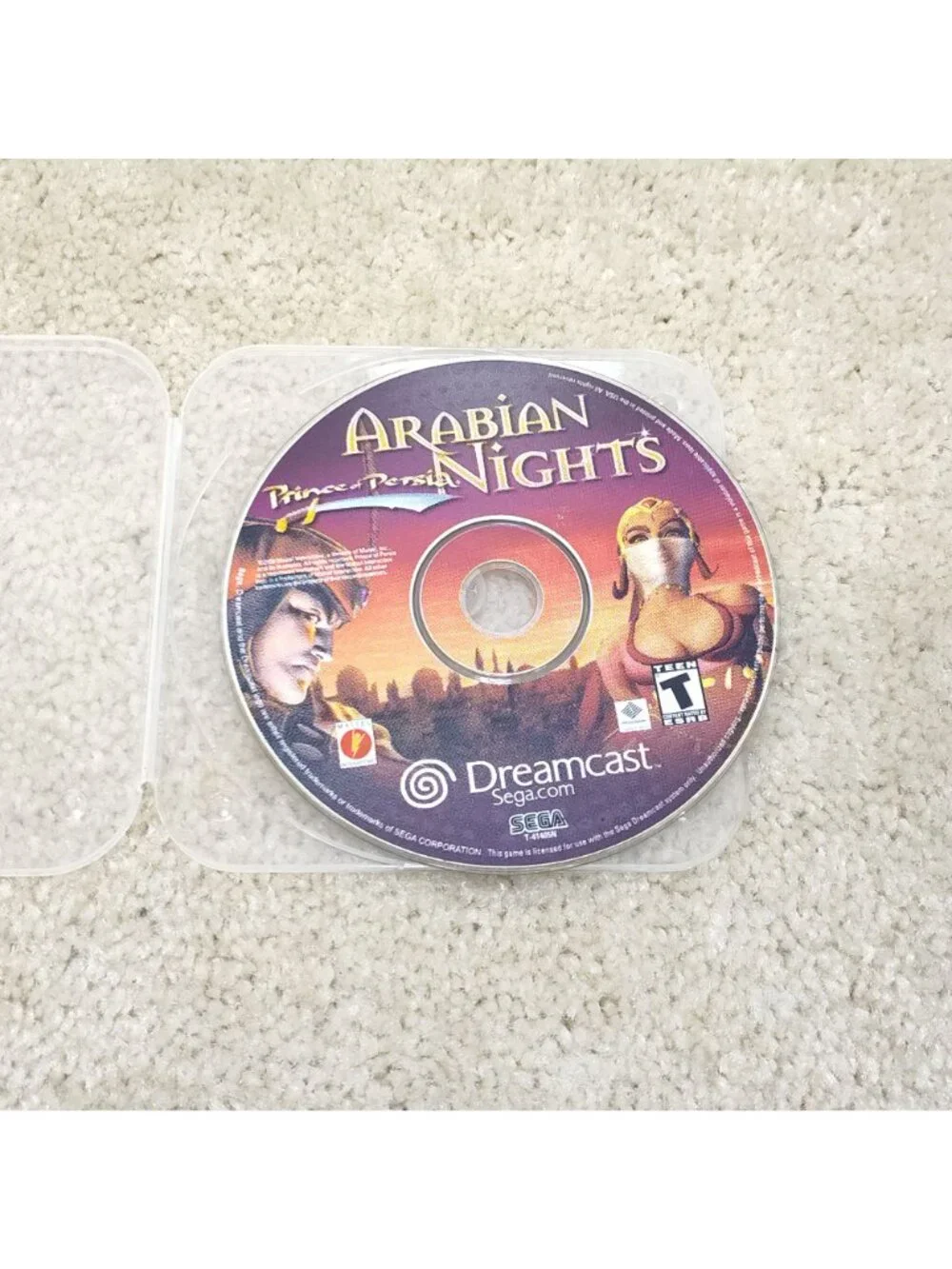 Sega Dreamcast Prince of Persia Arabian Nights Mattel T-41405N / Tested Works